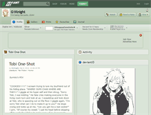 Tablet Screenshot of g1knight.deviantart.com
