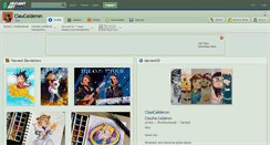 Desktop Screenshot of claucalderon.deviantart.com