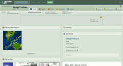 Desktop Screenshot of designthecure.deviantart.com