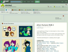 Tablet Screenshot of mitchika2.deviantart.com