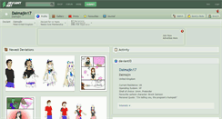 Desktop Screenshot of daimajin17.deviantart.com