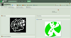Desktop Screenshot of ironfeathers.deviantart.com