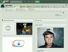 Tablet Screenshot of lesz-chan.deviantart.com