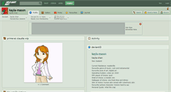 Desktop Screenshot of kayla-mason.deviantart.com