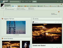 Tablet Screenshot of nixxxxxx.deviantart.com