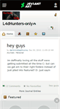 Mobile Screenshot of l4dhunters-only.deviantart.com