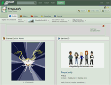 Tablet Screenshot of freyaleafy.deviantart.com