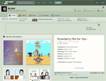 Tablet Screenshot of dejeer.deviantart.com