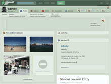 Tablet Screenshot of kdinsky.deviantart.com
