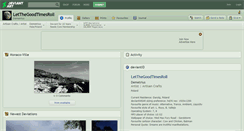Desktop Screenshot of letthegoodtimesroll.deviantart.com