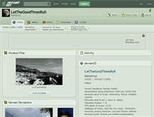Tablet Screenshot of letthegoodtimesroll.deviantart.com