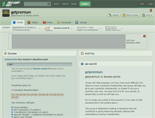 Tablet Screenshot of getpremium.deviantart.com