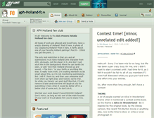 Tablet Screenshot of aph-holland-fc.deviantart.com
