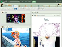 Tablet Screenshot of erohd.deviantart.com