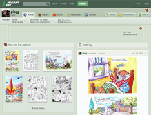Tablet Screenshot of plogg.deviantart.com