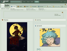 Tablet Screenshot of jiushu.deviantart.com