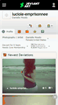 Mobile Screenshot of luciole-emprisonnee.deviantart.com