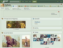Tablet Screenshot of cityroots.deviantart.com