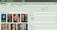 Desktop Screenshot of cbader.deviantart.com