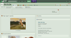 Desktop Screenshot of miko-the-dog.deviantart.com