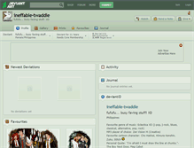 Tablet Screenshot of ineffable-twaddle.deviantart.com
