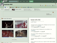 Tablet Screenshot of kasienka-nikki.deviantart.com
