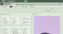 Desktop Screenshot of crimsonletters.deviantart.com