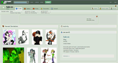 Desktop Screenshot of halo-ex.deviantart.com