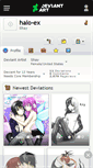 Mobile Screenshot of halo-ex.deviantart.com