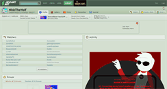 Desktop Screenshot of nikkithewolf.deviantart.com