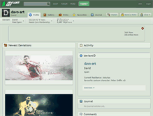 Tablet Screenshot of davo-art.deviantart.com