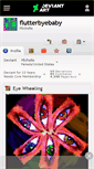 Mobile Screenshot of flutterbyebaby.deviantart.com