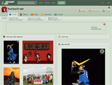 Tablet Screenshot of kurisuchi-san.deviantart.com