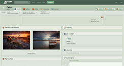 Desktop Screenshot of falcn.deviantart.com