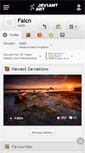 Mobile Screenshot of falcn.deviantart.com