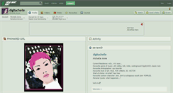 Desktop Screenshot of digitachelle.deviantart.com