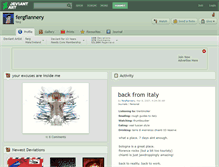 Tablet Screenshot of fergflannery.deviantart.com