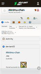 Mobile Screenshot of minimu-chan.deviantart.com