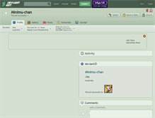 Tablet Screenshot of minimu-chan.deviantart.com