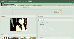 Desktop Screenshot of jenniferfrentasia.deviantart.com