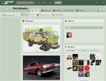 Tablet Screenshot of petrolheads.deviantart.com