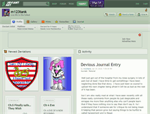 Tablet Screenshot of m123tank.deviantart.com