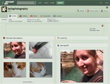 Tablet Screenshot of bellaphotography.deviantart.com
