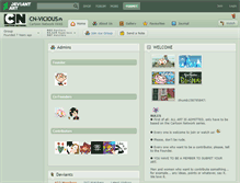 Tablet Screenshot of cn-vicious.deviantart.com