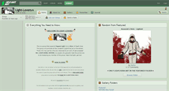 Desktop Screenshot of light-lovers.deviantart.com