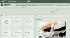Desktop Screenshot of nathenluke.deviantart.com