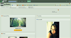 Desktop Screenshot of hurtblades7.deviantart.com