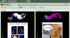 Desktop Screenshot of callykitty.deviantart.com
