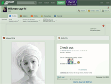 Tablet Screenshot of milkman-says-hi.deviantart.com