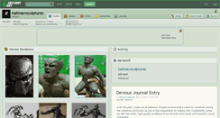 Desktop Screenshot of halimawsculptures.deviantart.com